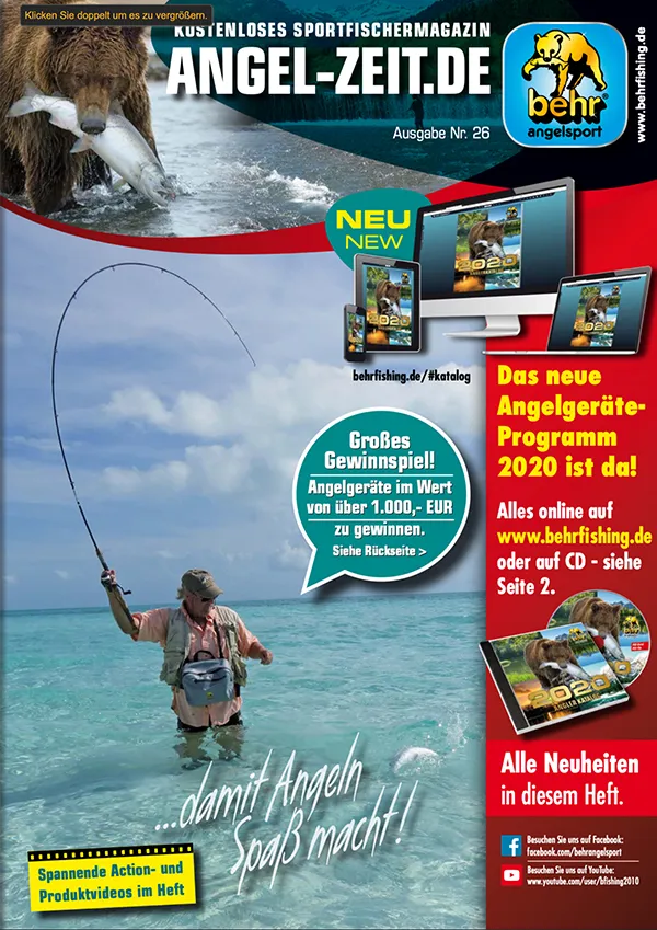 Behr Angelsport Magazin Angelzeit Nummer 26.